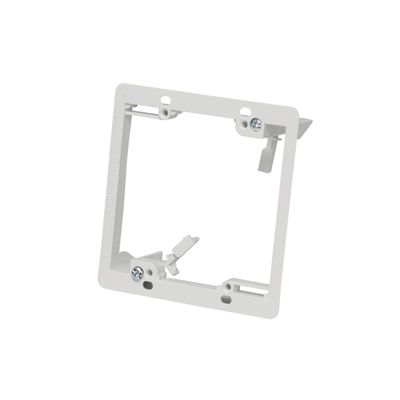 Kenuco White Double Gang Low Voltage Mounting Bracket | Pack of 5
