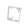 Kenuco White Double Gang Low Voltage Mounting Bracket | Pack of 5 view 1