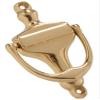The Hillman Group 852392 4 Door Knocker - Solid Brass - Bright Brass Finish 1-Pack (2) view 1