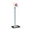 Pyle Tablet Metal Security Stand Holder, Adjustable Clamp-Style Arm, Fits iPad and Other Tablets, Works with Key, Anti-Theft Design, Floor Standing, 7.4" x 10.2" view 1