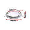 BRILLRAYDO 4W Warm White Ultra-Thin Round LED SMD 2835 Ceiling Panel Light Acrylic Board Lamp view 2