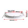 BRILLRAYDO 24W Warm White Ultra-Thin Round LED SMD 2835 Ceiling Panel Light Acrylic Board Lamp view 2
