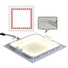 BRILLRAYDO 3W Warm White Ultra-Thin Square LED SMD 5730 Ceiling Panel Light Acrylic Board Lamp view 3