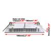 BRILLRAYDO 15W Warm White Ultra-Thin Square LED SMD 5730 Ceiling Panel Light Acrylic Board Lamp view 2