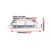 BRILLRAYDO 4W Warm White Ultra-Thin Square LED SMD 5730 Ceiling Panel Light Acrylic Board Lamp view 2