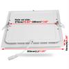 BRILLRAYDO 24W Warm White Ultra-Thin Square LED SMD 5730 Ceiling Panel Light Acrylic Board Lamp view 2