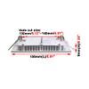 BRILLRAYDO 9W Warm White Ultra-Thin Square LED SMD 5730 Ceiling Panel Light Acrylic Board Lamp view 2