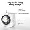 BN-LINK Indoor Timers Plug Mechanical 2 Prong 24-Hour Mini Lamp Timers 2 Pack, for Electrical Outlets, Fish Tank, Fans, LED Lights view 1