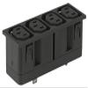 SCHURTER 4752.5200 CONNECTOR, 4, 10A, 250V (10 pieces) view 1