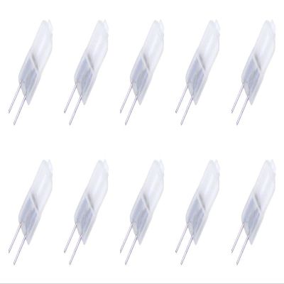 10 Pack SOFT FROSTED LENSE 10 Watt AC DC 12V Light Bulb Replacement JC G4 2Pin Base Halogen Kitchen Table Pendant Lamp 12 Volt 10W Bi-Pin Warm Clear Bright White T3 Capsule Under Cabinet Diffused Beam