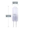 10 Pack SOFT FROSTED LENSE 10 Watt AC DC 12V Light Bulb Replacement JC G4 2Pin Base Halogen Kitchen Table Pendant Lamp 12 Volt 10W Bi-Pin Warm Clear Bright White T3 Capsule Under Cabinet Diffused Beam view 4