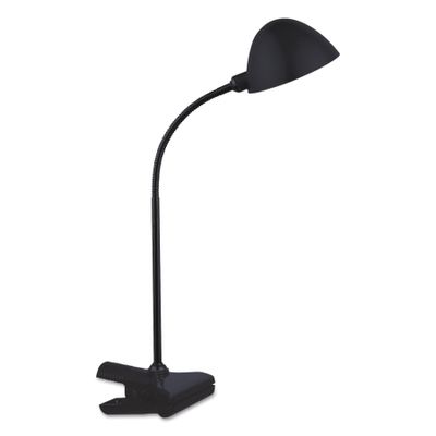 Alera ALE LED Task Lamp, Clamp-on, 14 1/4" High, Black