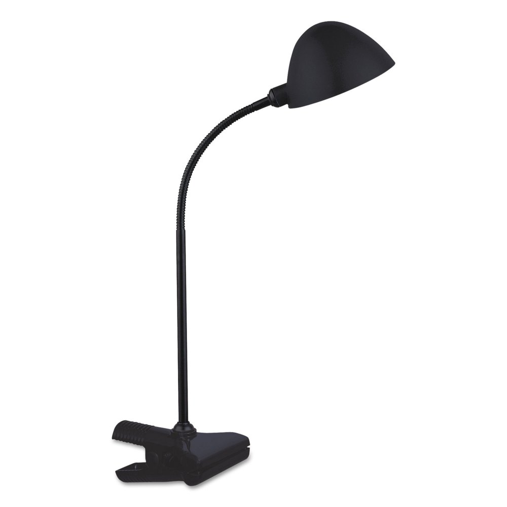 Alera ALE LED Task Lamp, Clamp-on, 14 1/4" High, Black