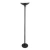 Alera ALE Torchier Floor Lamp, 72" High, Black view 1