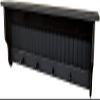 Sawdust City Pine Shelf with pegs - 4' Long (Old Black) view 1