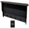 Sawdust City Pine Shelf with pegs - 4' Long (Old Black) view 2
