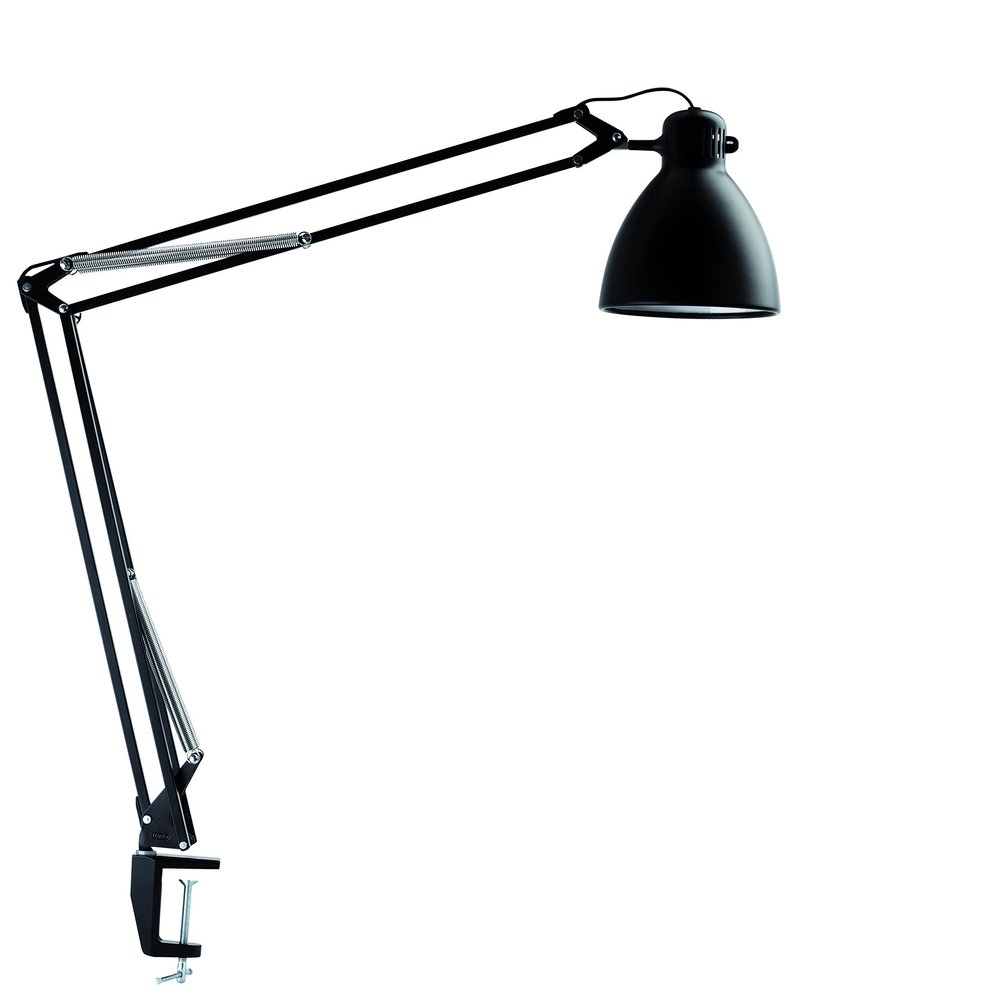 Luxo L-1 LED Task Light with Edge clamp (Black) (L-1025906)