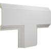 Ekena Millwork CC08ITE02X14X20TR Inner Tee for 8" Traditional Coffered Ceiling System, 14"W x 2"P x 20"L, Primed view 3
