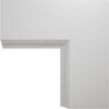 Ekena Millwork CC05PIC02X14X14TR Perimeter Inside Corner for 5" Traditional Coffered Ceiling System, 14"W x 2"P x 14"L, Primed, White view 1