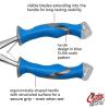 CUDA 10.25" Titanium Bonded Stainless Steel Freshwater Long Needle Nose Pliers #18113 Durable Fishing Hooks Remover, Ring Splitter with Crimper & Mono & Fluorocarbon Cutter view 4