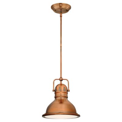 Westinghouse 63084A Boswell Pendant, Mini, Washed Copper