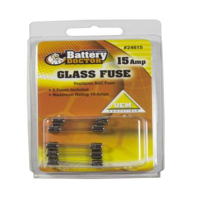 WirthCo 24615 AGC Glass Fuse (Retail Package), 5 Pack