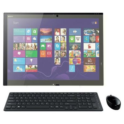 PcProfessional Screen Protector (Set of 2) for Sony Vaio Tap 21.5" All-in-One Touchscreen Desktop Anti Glare Anti Scratch Filter Radiation Microfiber Cloth