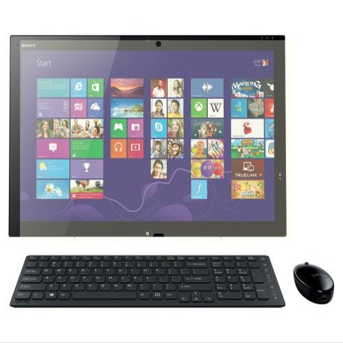PcProfessional Screen Protector (Set of 2) for Sony Vaio Tap 21.5" All-in-One Touchscreen Desktop Anti Glare Anti Scratch Filter Radiation Microfiber Cloth