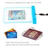 FoRapid Waterproof Case Cell Phone Dry Bag Pouch+Lanyard for iPhone 8 X 7 6S, 6S Plus, 6 SE, 5S 5C/Samsung Galaxy S8 S7 S7 Edge, S6, S6 Edge, S5 S6 Note 5 4/HTC LG Sony Nokia up to 7" Diagonal (Blue) view 3