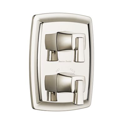 American Standard T353740.013 Townsend Two-Handle Thermostatic Valve Only Trim Kit, Polished Nickel