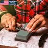 Sharp Pebble Premium Whetstone Knife Sharpening Stone 2 Side Grit 400/1000 Wetstone Kit -Wetstone Kitchen Knife Sharpener with Flattening Stone & NonSlip Rubber Base view 2