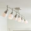 Elm Park 57 1/2" Wide Brushed Nickel 6-Light Fixture Track Light Fixture view 1