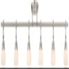 Elm Park 57 1/2" Wide Brushed Nickel 6-Light Fixture Track Light Fixture view 2