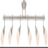 Elm Park 57 1/2" Wide Brushed Nickel 6-Light Fixture Track Light Fixture view 3