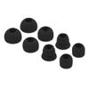 8pcs Replacement Eartips Earbuds Eargels for Beats by dr dre Powerbeats 2, Powerbeats 3, Powerbeats Wireless Stereo Earphones (Black) view 1