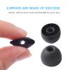8pcs Replacement Eartips Earbuds Eargels for Beats by dr dre Powerbeats 2, Powerbeats 3, Powerbeats Wireless Stereo Earphones (Black) view 2