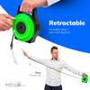 Retractable CAT6 Ethernet Cable Extender 33 ft  Flat Portable Network Cable with RJ45 Male-Female connectors, 1 Gbps Speed, UTP Reel view 2
