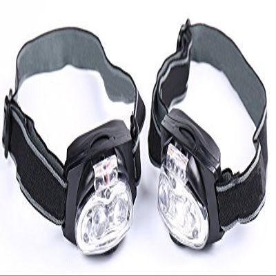 Atom 100 2-Pack 30LED ABS Headlamp Flashlight for Running, Camping, Reading, Fishing, Hunting, Walking, Jogging Head Light Durable, Alkaline 3AAA Batteries Included,2 settings fuctions on-flash
