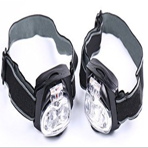 Atom 100 2-Pack 30LED ABS Headlamp Flashlight for Running, Camping, Reading, Fishing, Hunting, Walking, Jogging Head Light Durable, Alkaline 3AAA Batteries Included,2 settings fuctions on-flash