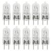 12Vmonster 10 Pack-G8 35 Watt Specialty Lighting Halogen Light Bulbs JCD Type 110v 35W T4 G8 Under Cabinet Puck Lamp Microwave Oven Stove Top Kitchen Appliance Replacement Lighting Bi Pin Clear Lens view 1