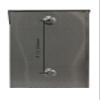 Qualarc WF-L002 Metros Rectangular Stainless Steel Wall Mount Mailbox with Window, Silver/Black view 3