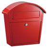 Qualarc WF-PM16-RD Ridgeline Wall Mount Steel Locking Mailbox, Red view 1