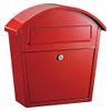 Qualarc WF-PM16-RD Ridgeline Wall Mount Steel Locking Mailbox, Red view 2
