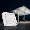 LEDMyPlace 150W LED Canopy Ceiling Light - Ultra Efficient Recessed Surface Mount Gas Station Light - High Bay Carport or Parking Garage Lamp 19500lm 5700k UL DLC Approved (150w 5700K-100-277V) view 1