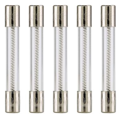 Eaton Bussmann Glass Fuse, 0.75A, 10kA at 125V AC, 35A at 250V AC, 5 PK MDL-3/4-R - 1 Each