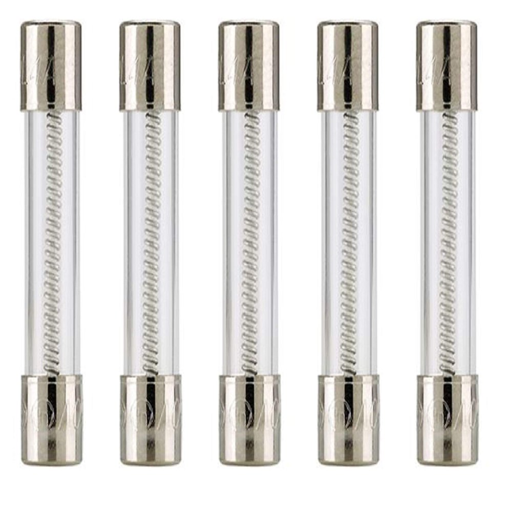 Eaton Bussmann Glass Fuse, 0.75A, 10kA at 125V AC, 35A at 250V AC, 5 PK MDL-3/4-R - 1 Each