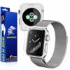 ArmorSuit Apple Watch 38mm (Series 2) Screen Protector MilitaryShield + White Carbon Fiber Skin Wrap Film Back Protector for Apple Watch 38mm (Series 2) view 1