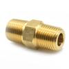Interstate Pneumatics FA212 1/8 inch NPT Male Brass Hex Nipple (1) view 3