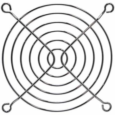Fan Accessories Wire FanGuard Chrome for Fan Size 92mm (5 pieces)