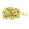uxcell 5mmx6mm Brass Plated Chicago Screws Binding Posts Docking Rivet 50pcs view 1